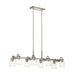 Kichler 52400 Aivian 8-lt 42" Linear Chandelier-Brushed Nickel