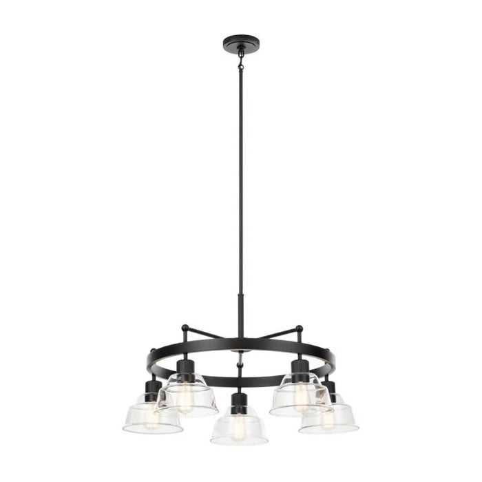 Kichler 52403 Eastmont 5-lt 32" Chandelier-Black