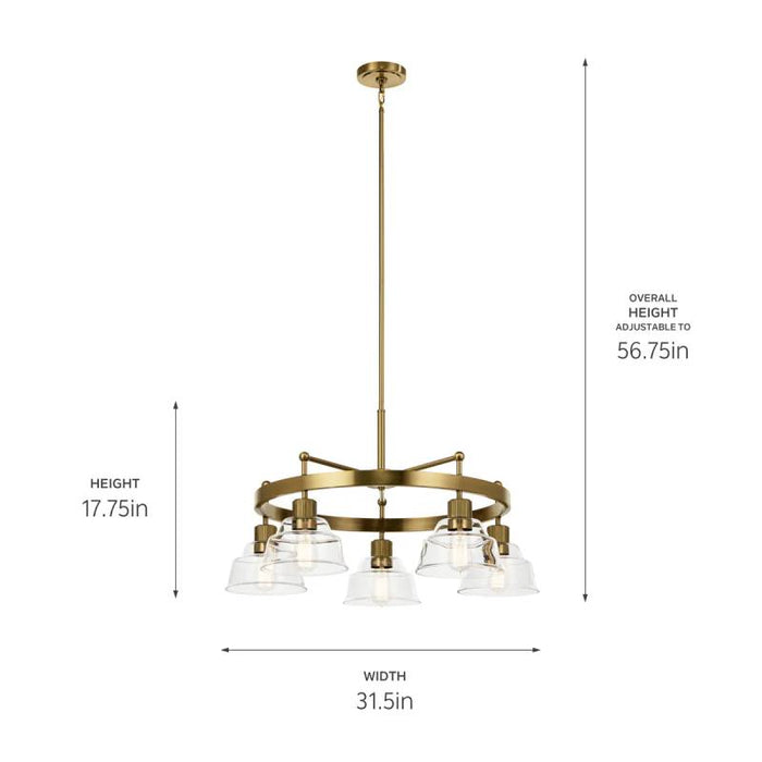 Kichler 52403 Eastmont 5-lt 32" Chandelier