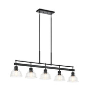 Kichler 52404 Eastmont 5-lt 50" Linear Chandelier-Black