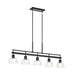 Kichler 52404 Eastmont 5-lt 50" Linear Chandelier-Black