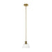 Kichler 52405 Eastmont 1-lt 8" Mini Pendant-Brushed Brass