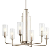 Kichler 52411 Kimrose 6-lt 27" Chandelier-Polished Nickel
