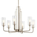 Kichler 52411 Kimrose 6-lt 27" Chandelier-Polished Nickel