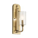 Kichler 52415 Kimrose 1-lt 14" Tall Wall Sconce-Brushed Natural Brass