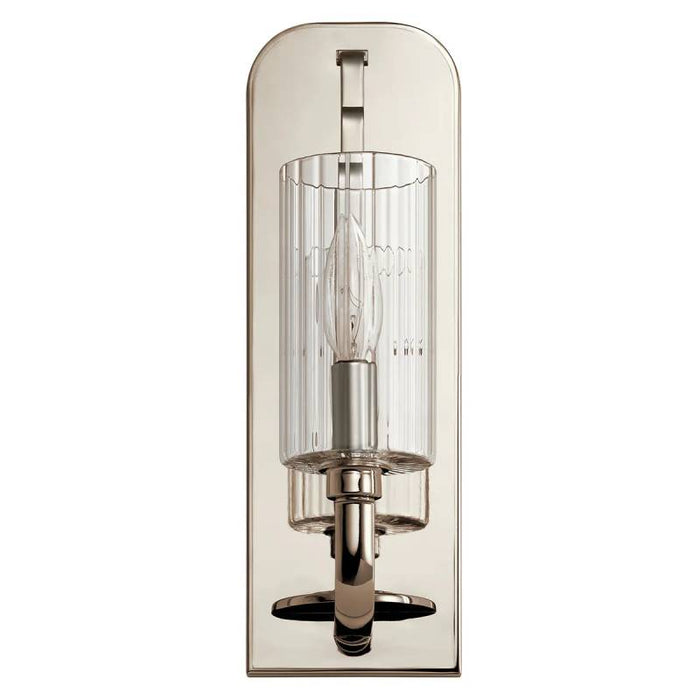 Kichler 52415 Kimrose 1-lt 14" Tall Wall Sconce-Polished Nickel