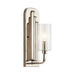 Kichler 52415 Kimrose 1-lt 14" Tall Wall Sconce-Polished Nickel