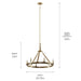 Kichler 52420 Emmala 6-lt 27" Chandelier