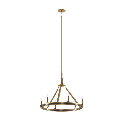 Kichler 52420 Emmala 6-lt 27" Chandelier-Brushed Natural Brass