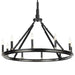 Kichler 52421 Emmala 10-lt 34" Chandelier-Black