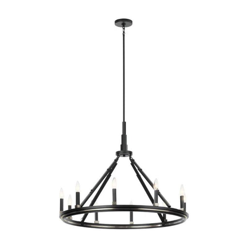 Kichler 52421 Emmala 10-lt 34" Chandelier-Black