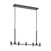 Kichler 52425 Torvee 5-lt 42" Linear Chandelier-Black
