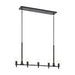 Kichler 52425 Torvee 5-lt 42" Linear Chandelier-Black