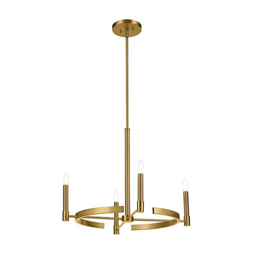 Kichler 52426 Tolani 4-lt 26" Chandelier-Brushed Natural Brass