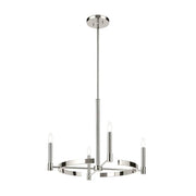 Kichler 52426 Tolani 4-lt 26" Chandelier-Polished Nickel