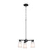 Kichler 52435 Stamos 3-lt 18" Chandelier-Black
