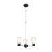 Kichler 52435 Stamos 3-lt 18" Chandelier-Black