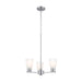 Kichler 52435 Stamos 3-lt 18" Chandelier-Brushed Nickel