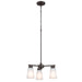 Kichler 52435 Stamos 3-lt 18" Chandelier-Olde Bronze