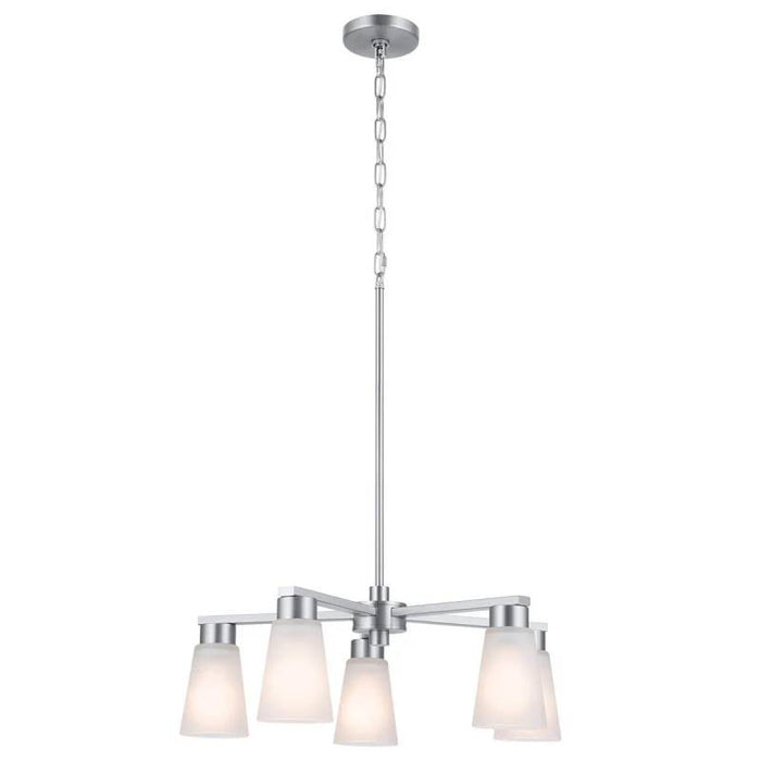Kichler 52436 Stamos 5-lt 24" Chandelier-Brushed Nickel