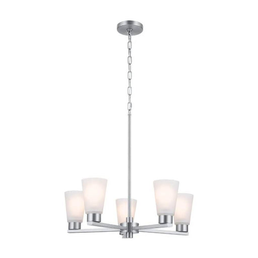 Kichler 52436 Stamos 5-lt 24" Chandelier-Brushed Nickel