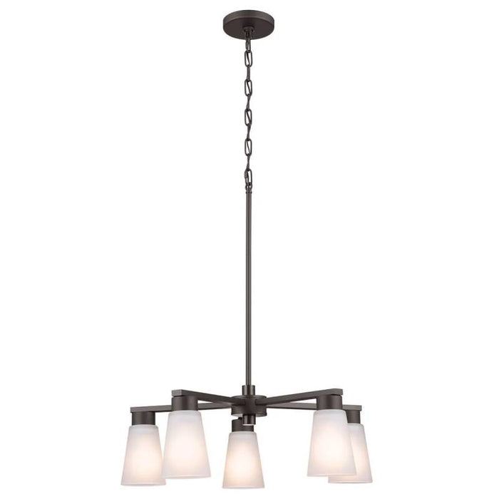Kichler 52436 Stamos 5-lt 24" Chandelier-Olde Bronze