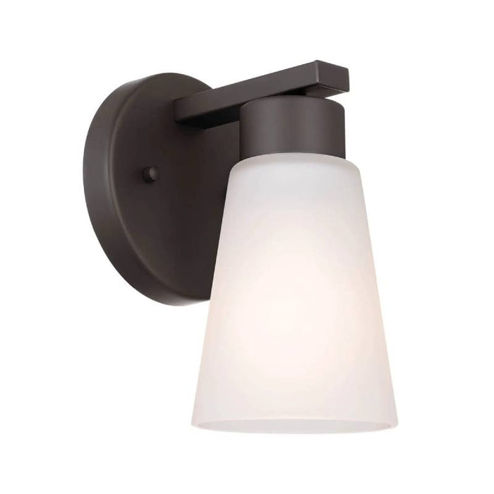 Kichler 52437 Stamos 1-lt 8" Tall Wall Sconce-Olde Bronze