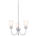 Kichler 52442 Erma 3-lt 18" Chandelier-Brushed Nickel