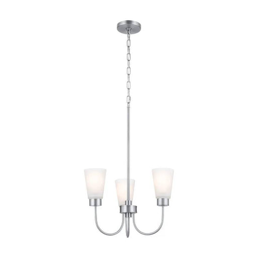 Kichler 52442 Erma 3-lt 18" Chandelier-Brushed Nickel