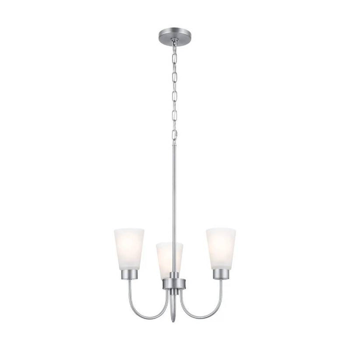 Kichler 52442 Erma 3-lt 18" Chandelier-Brushed Nickel