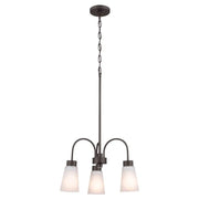 Kichler 52442 Erma 3-lt 18" Chandelier-Olde Bronze
