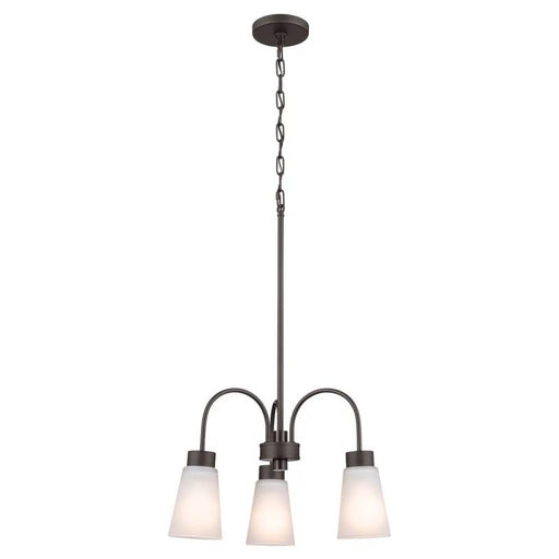 Kichler 52442 Erma 3-lt 18" Chandelier-Olde Bronze