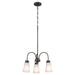 Kichler 52442 Erma 3-lt 18" Chandelier-Olde Bronze