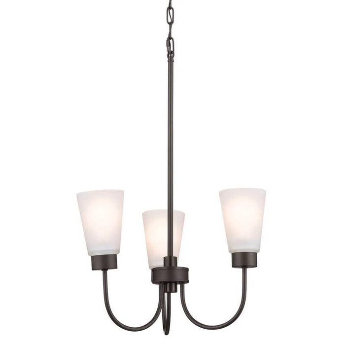 Kichler 52442 Erma 3-lt 18" Chandelier-Olde Bronze