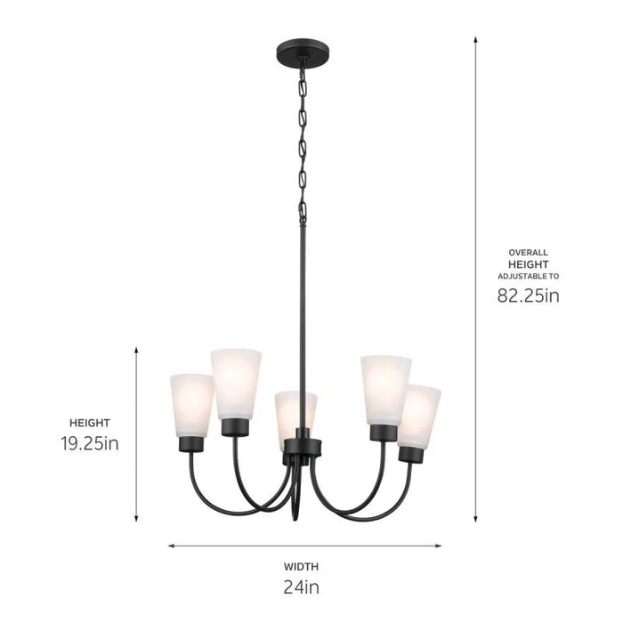 Kichler 52443 Erma 5-lt 24" Chandelier
