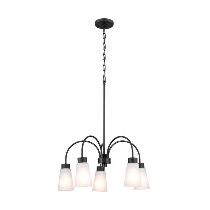 Kichler 52443 Erma 5-lt 24" Chandelier-Black
