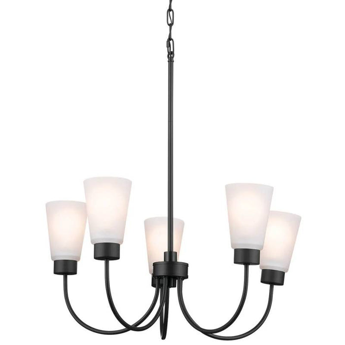 Kichler 52443 Erma 5-lt 24" Chandelier-Black