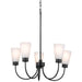 Kichler 52443 Erma 5-lt 24" Chandelier-Black