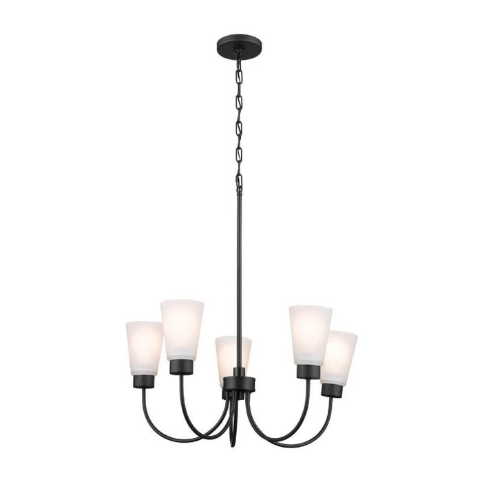 Kichler 52443 Erma 5-lt 24" Chandelier-Black