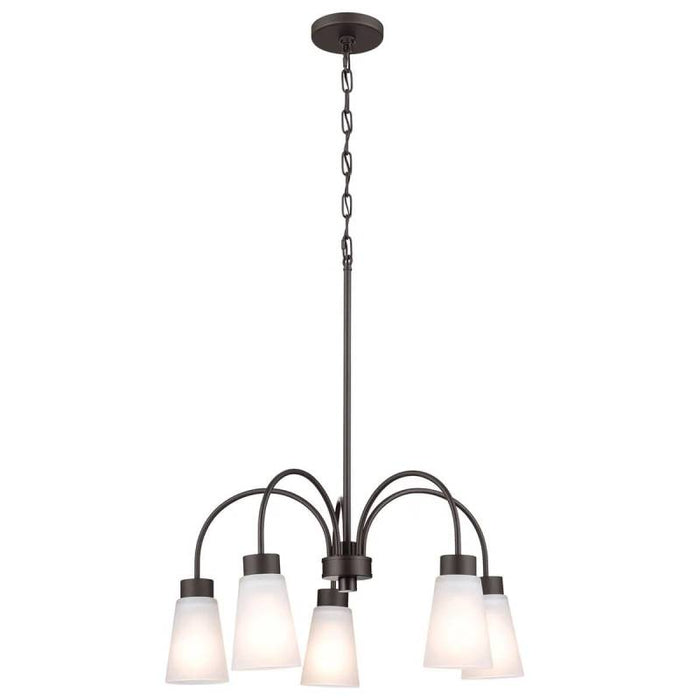 Kichler 52443 Erma 5-lt 24" Chandelier-Olde Bronze