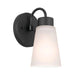 Kichler 52445 Erma 1-lt 8" Tall Wall Sconce-Black