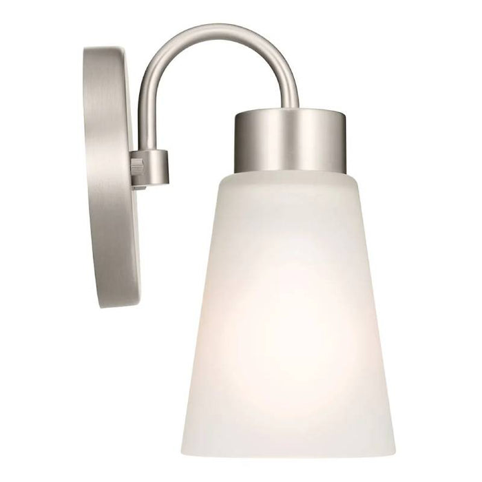 Kichler 52445 Erma 1-lt 8" Tall Wall Sconce-Brushed Nickel
