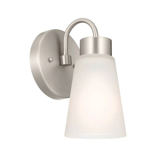Kichler 52445 Erma 1-lt 8" Tall Wall Sconce-Brushed Nickel
