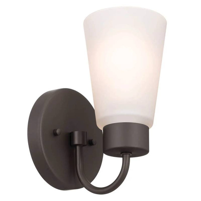 Kichler 52445 Erma 1-lt 8" Tall Wall Sconce-Olde Bronze
