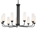 Kichler 52481 Truby 9-lt 38" Chandelier-Black