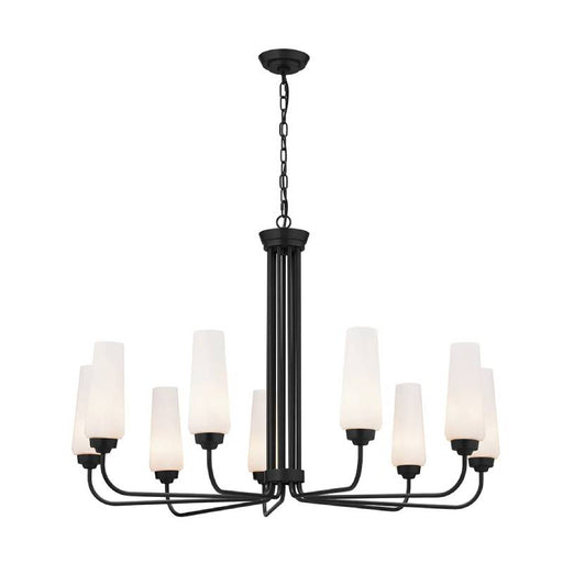 Kichler 52481 Truby 9-lt 38" Chandelier-Black