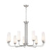 Kichler 52481 Truby 9-lt 38" Chandelier-Polished Nickel