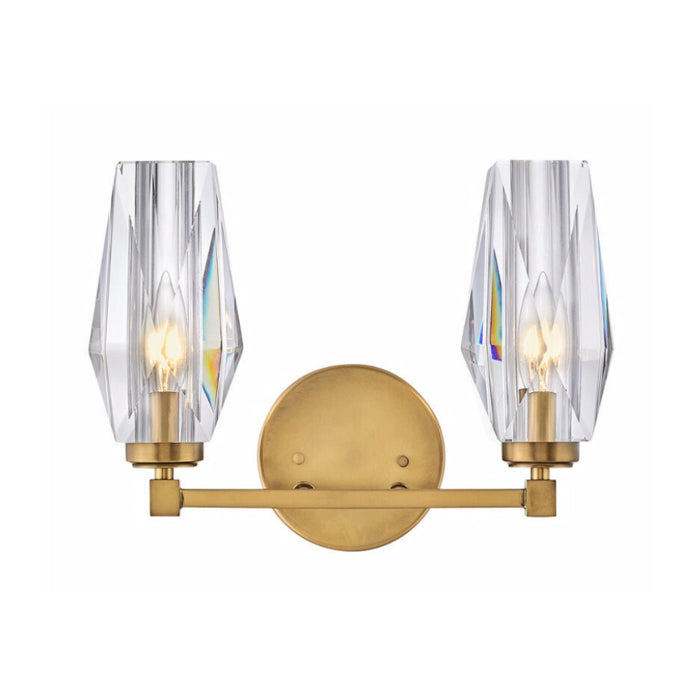 Hinkley 52482 Ana 2-lt 14" LED Vanity - Heritage Brass