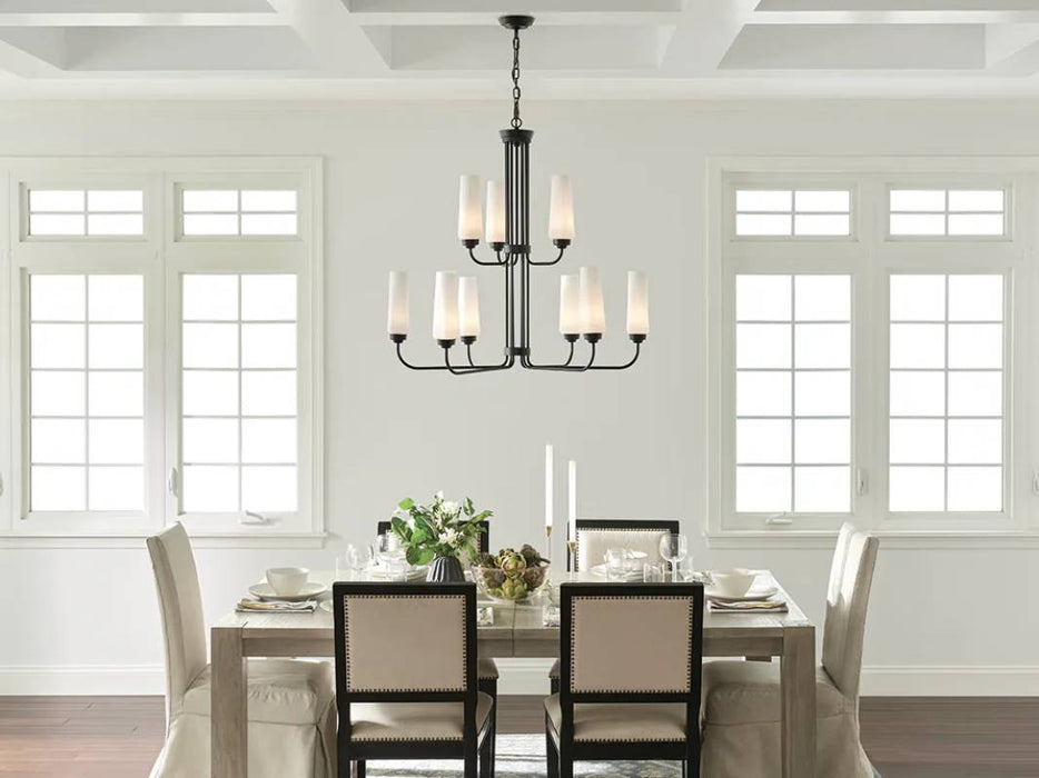 Kichler 52482 Truby 9-lt 34" Chandelier