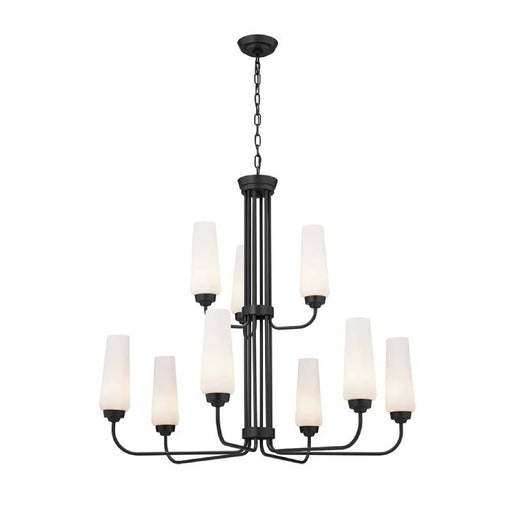 Kichler 52482 Truby 9-lt 34" Chandelier-Black